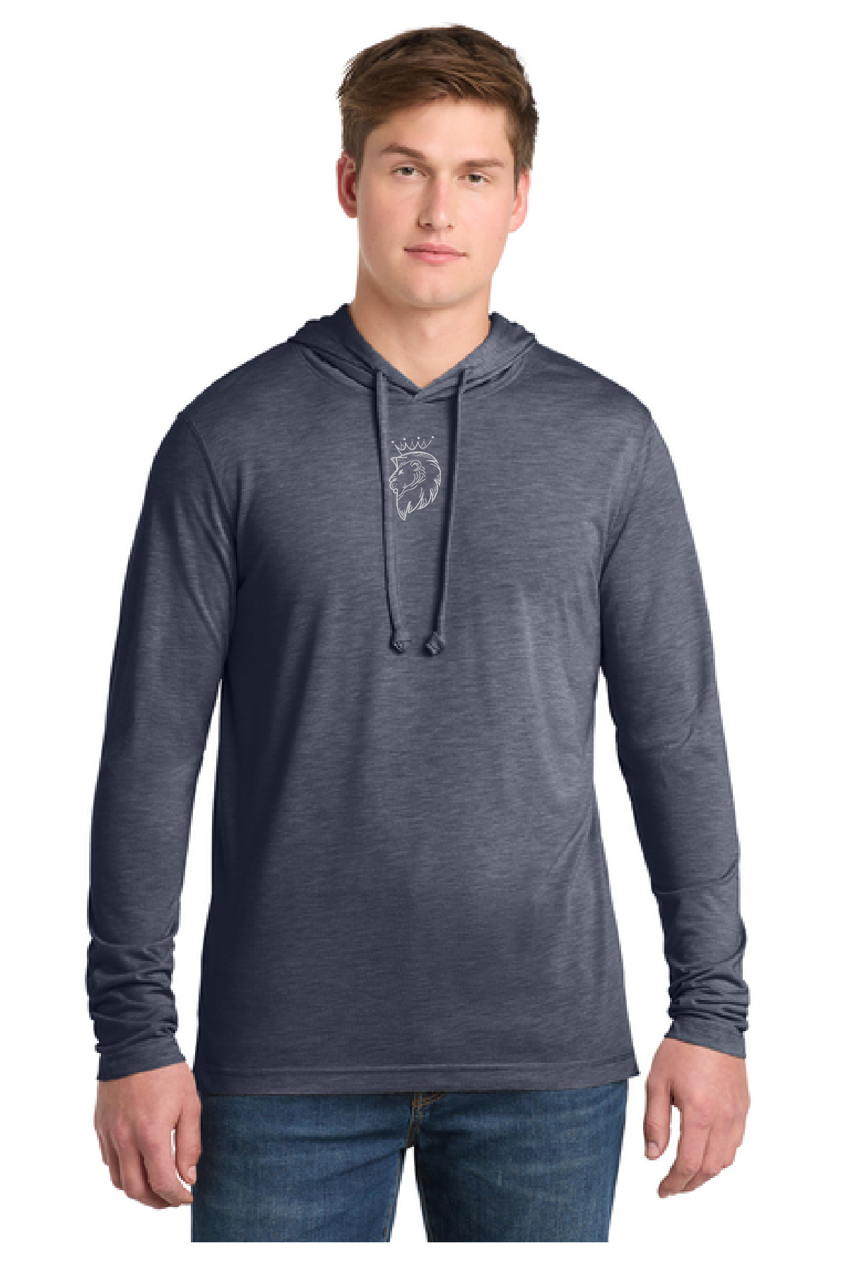 Dominus Tri-Blend Wicking Long Sleeve Hoodie